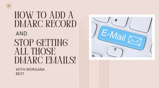 How to add a DMARC record anf avoid floods of emails